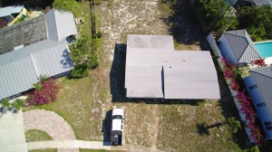 Aerial Picture of site pre demolition.